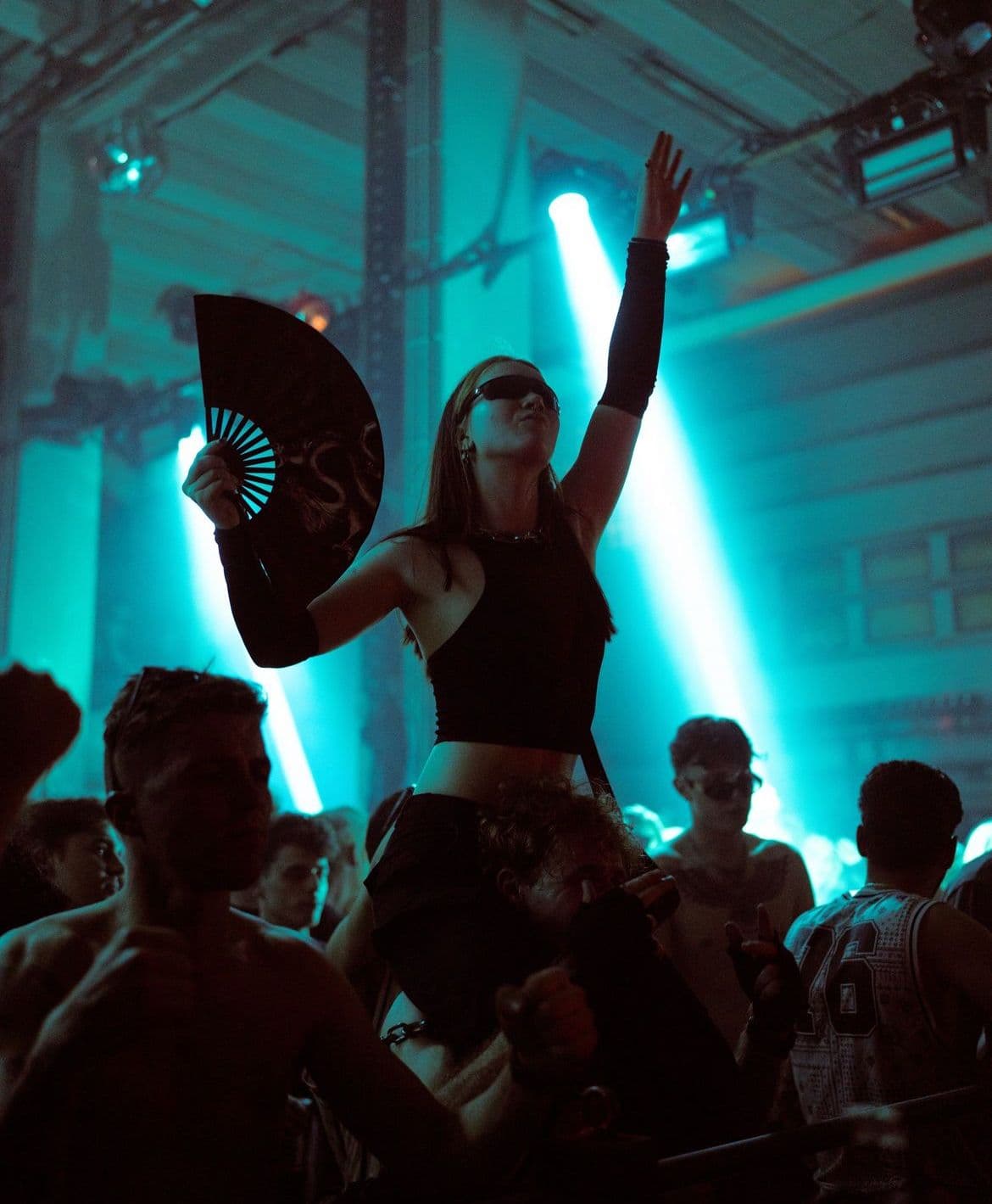 Crowd at a live music event